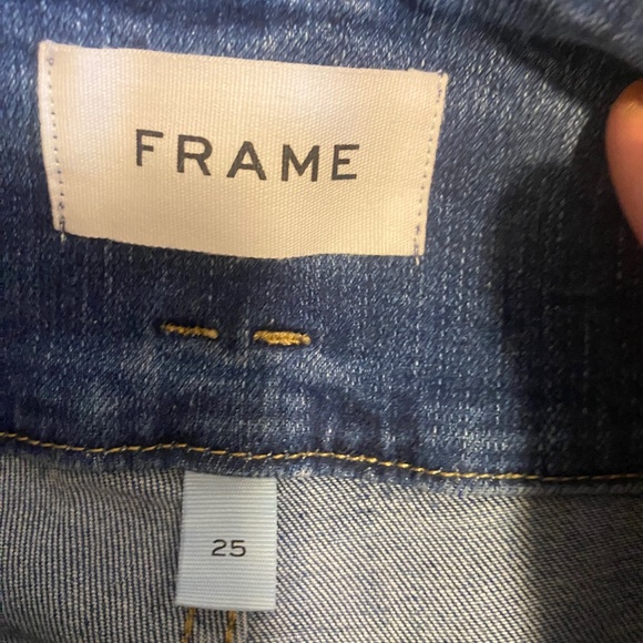 FRAME flare jeans with extended waistband & stretch., size 25 - Picture 9 of 13